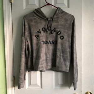“Avocado Toast” Cropped Sweatshirt